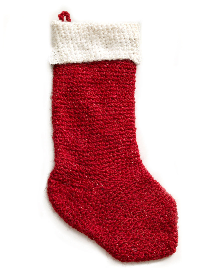 Handmade Holiday Stocking (Crochet) - Version 1
