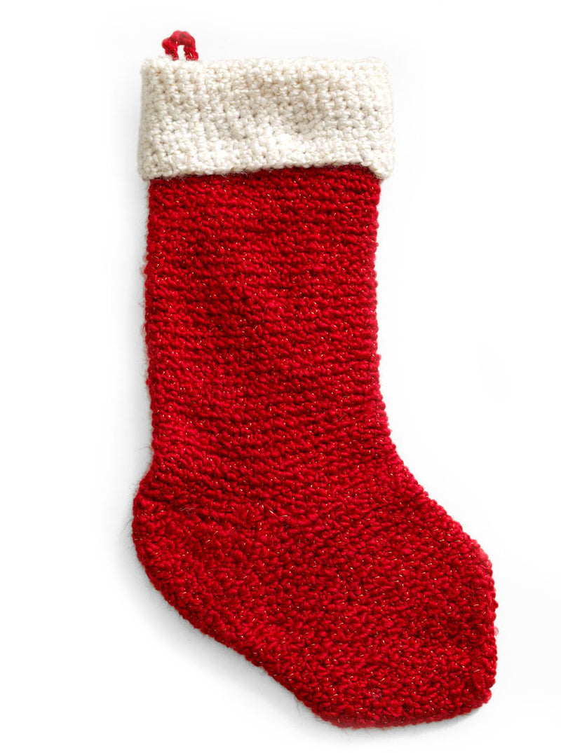 Handmade Holiday Stocking (Crochet) - Version 2
