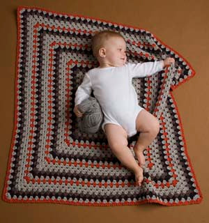 Happy Baby Blanket Pattern (Crochet) - Version 2
