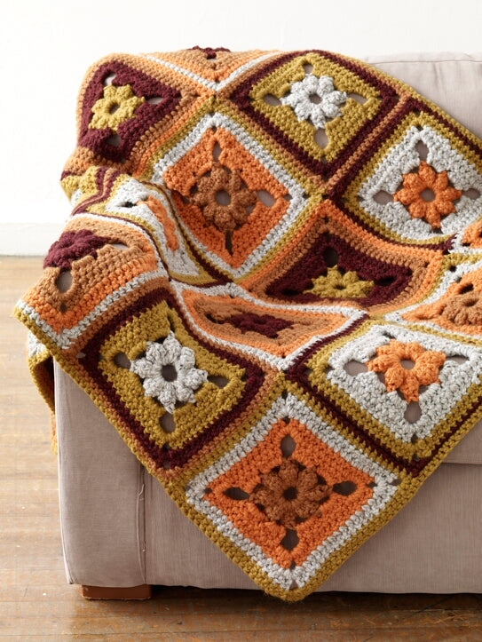 Harvest Patchwork Afghan (Crochet)