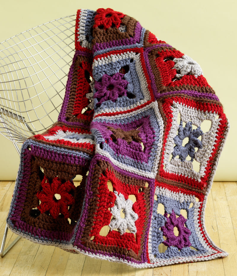 Harvest Patchwork Afghan Pattern (Crochet)