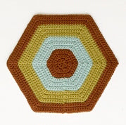 Hexagon Washcloth (Crochet) - Version 1