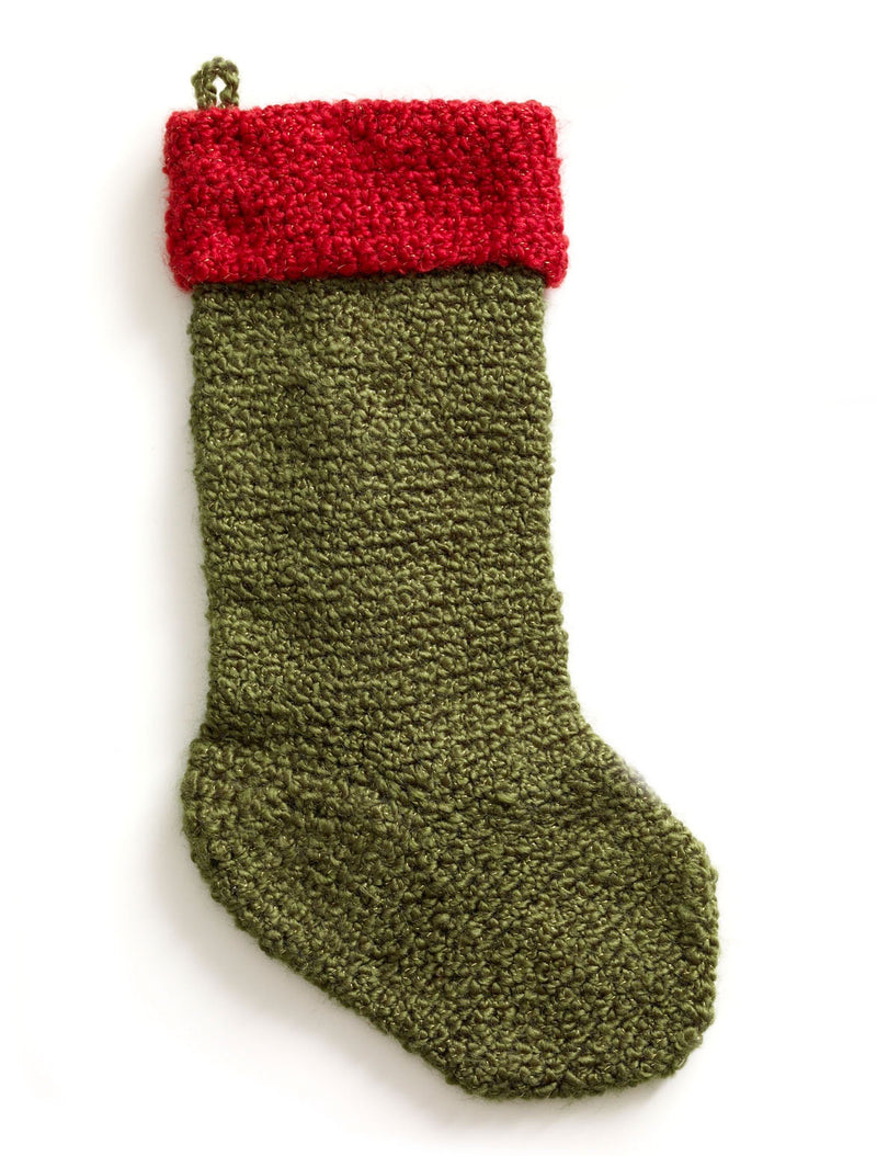 Holiday Cheer Stocking (Crochet) - Version 1