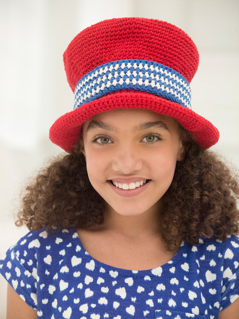 Independence Day Top Hat Pattern (Crochet)