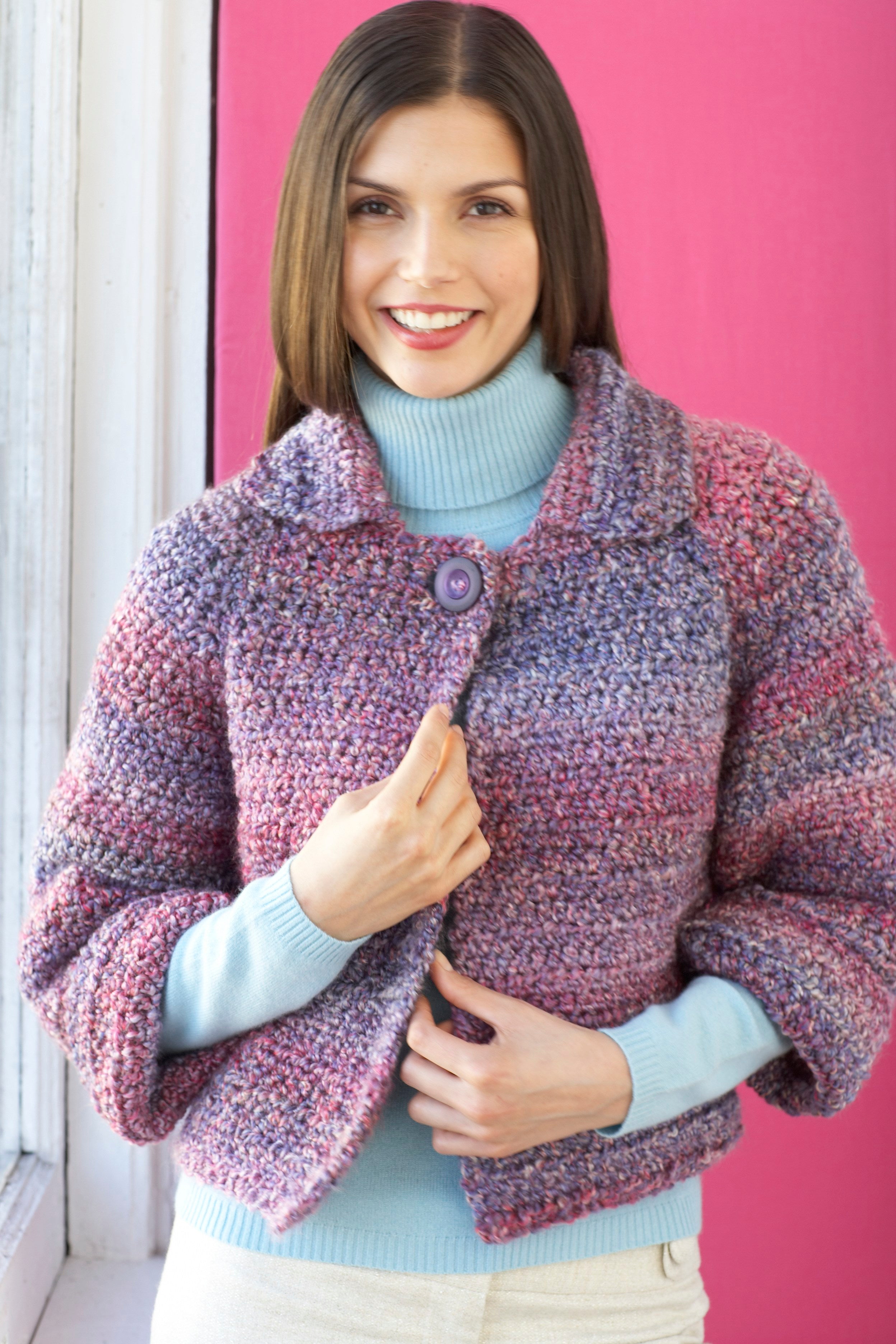 6+ Lion Brand Crochet Patterns Jaunty Jacket (Crochet) – Lion Brand Yarn