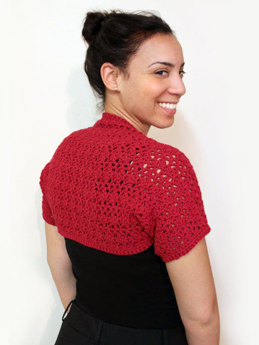 Lacy Springtime Shrug Pattern (Crochet)