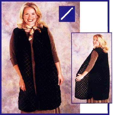 Latticework Vest Pattern (Crochet)