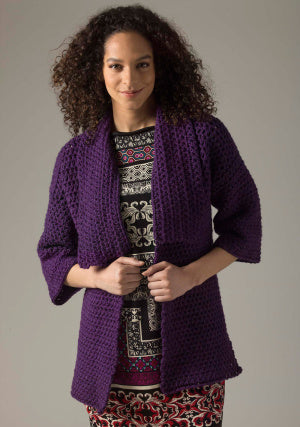 Level 1 Crocheted Cardigan (Crochet)