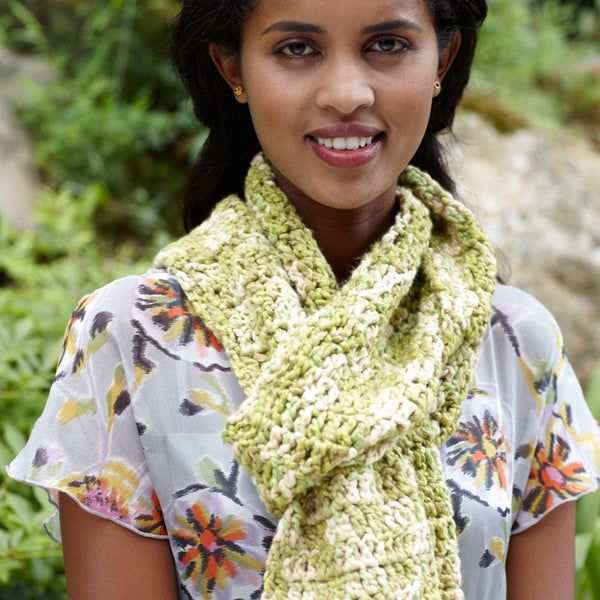 Lime Fizz Scarf Pattern (Crochet) – Lion Brand Yarn