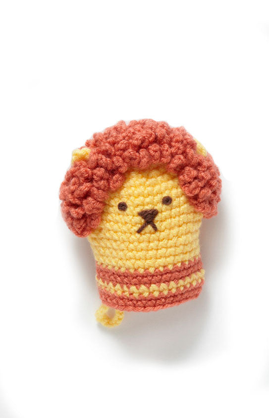 Lion Tawashi Scrubber (Crochet)