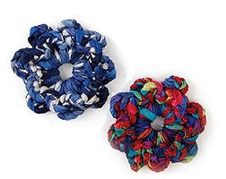 Little Glittery Flower Pattern (Crochet)