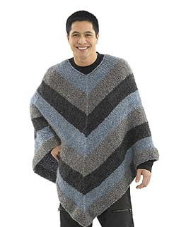 Mitered Unisex Poncho Crochet Pattern (Crochet)