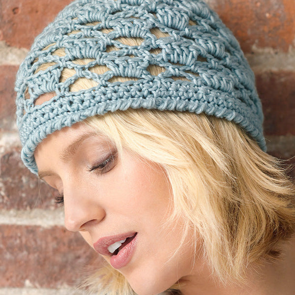 Mod Lace Hat Pattern (Crochet) - Version 2 – Lion Brand Yarn display picture 1