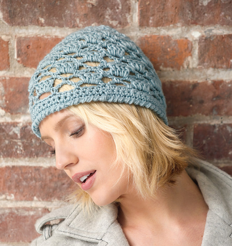 Mod Lace Hat Pattern (Crochet) - Version 2