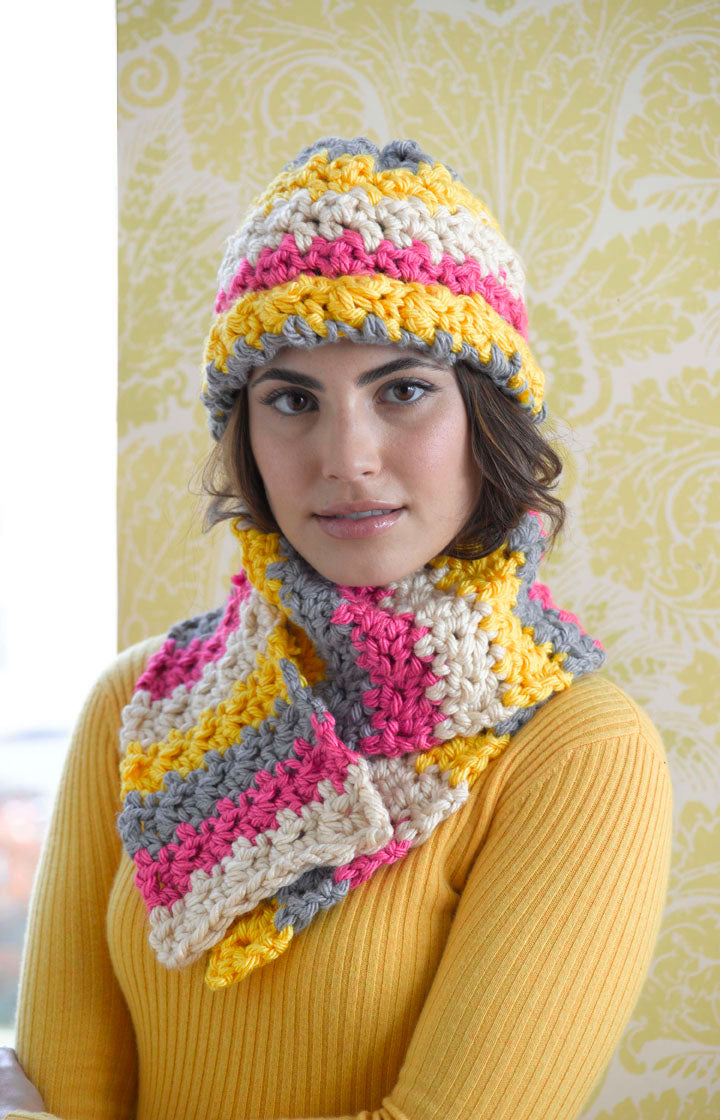 Montmartre Hat and Scarf (Crochet)