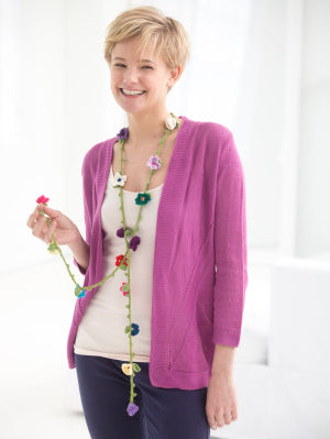 Necklace in Bloom (Crochet)