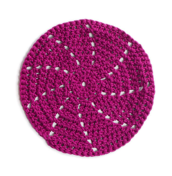 Ocean Grove Round Washcloth (Crochet)