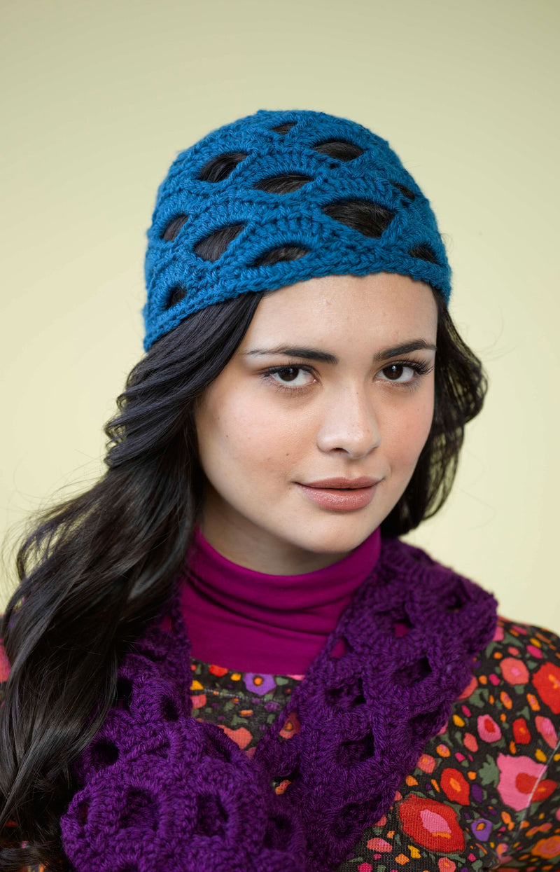 Openwork Crochet Hat