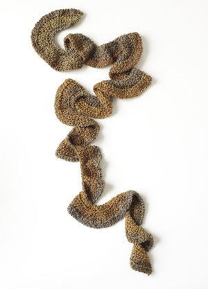 Painted Ruffle Scarf (Crochet) - Version 3