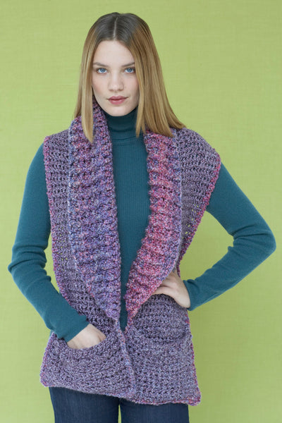 Perfect Pocketed Shawl Pattern (Crochet) – Lion Brand Yarn