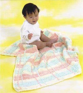 Plaid Baby Blanket Pattern (Crochet)