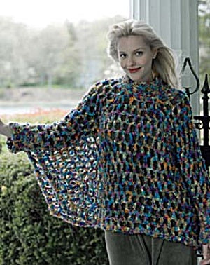 Poncho with Pizzazz (Crochet)