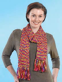 Rainbow Ribbon Scarf Pattern (Crochet) – Lion Brand Yarn