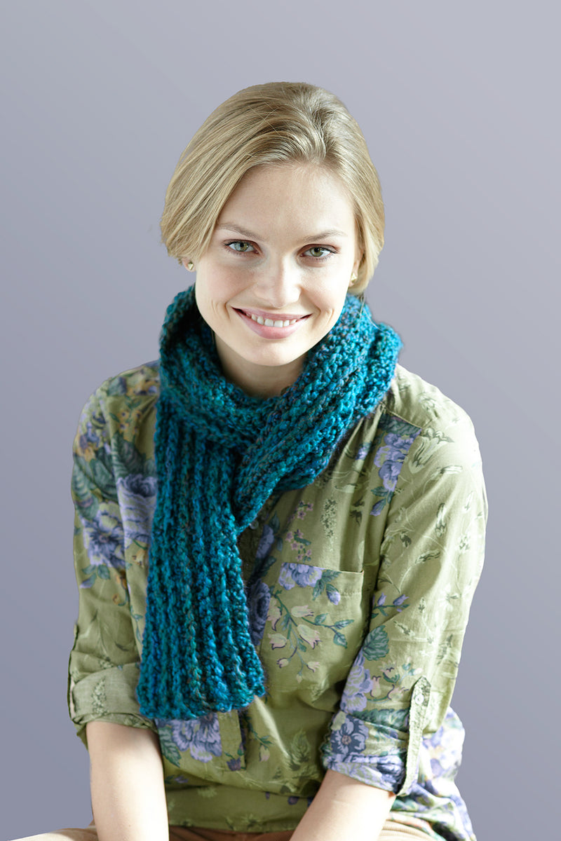 Ribbed Gift Scarf (Crochet)