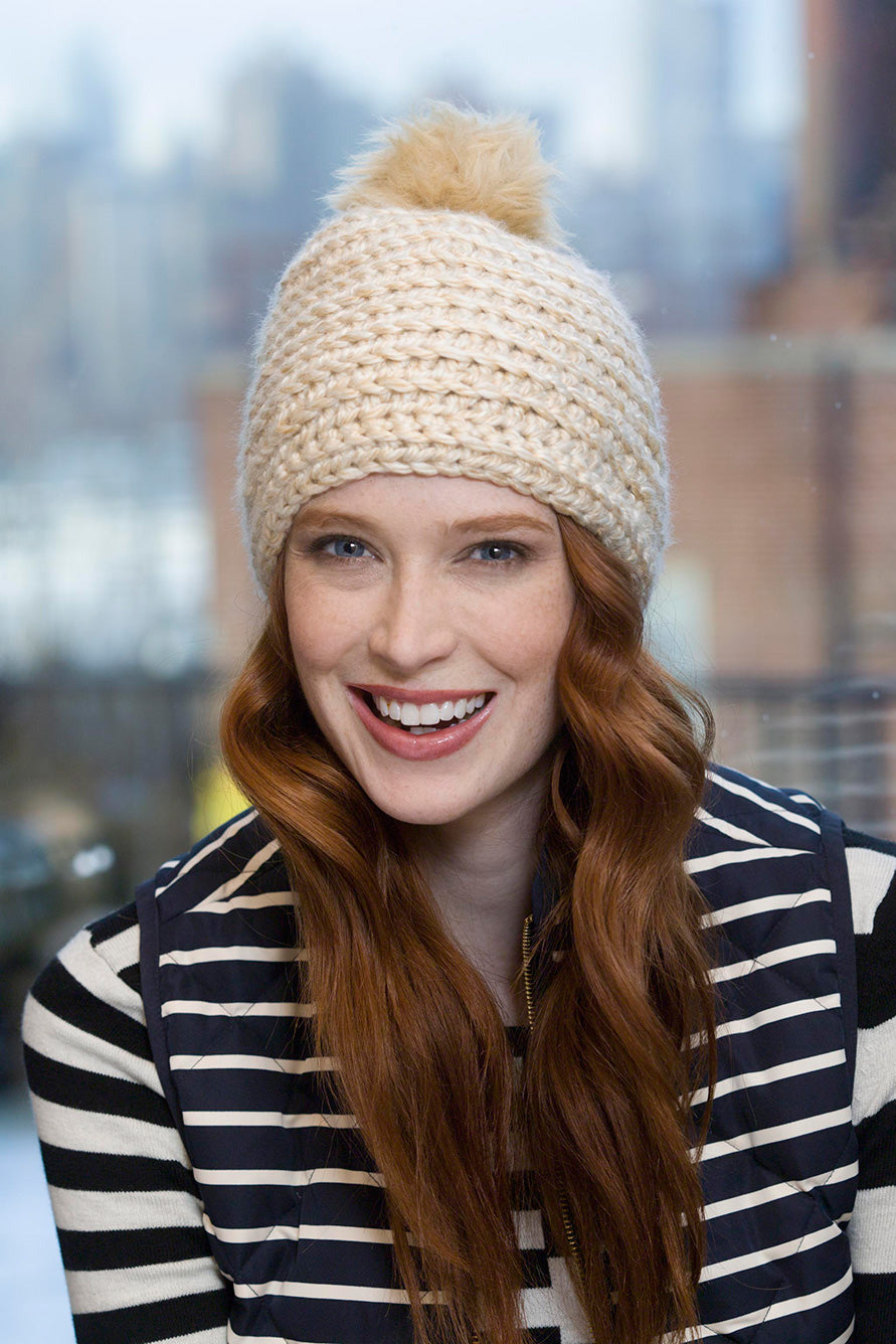 Ridge Pattern Hat Pattern (Crochet) – Lion Brand Yarn