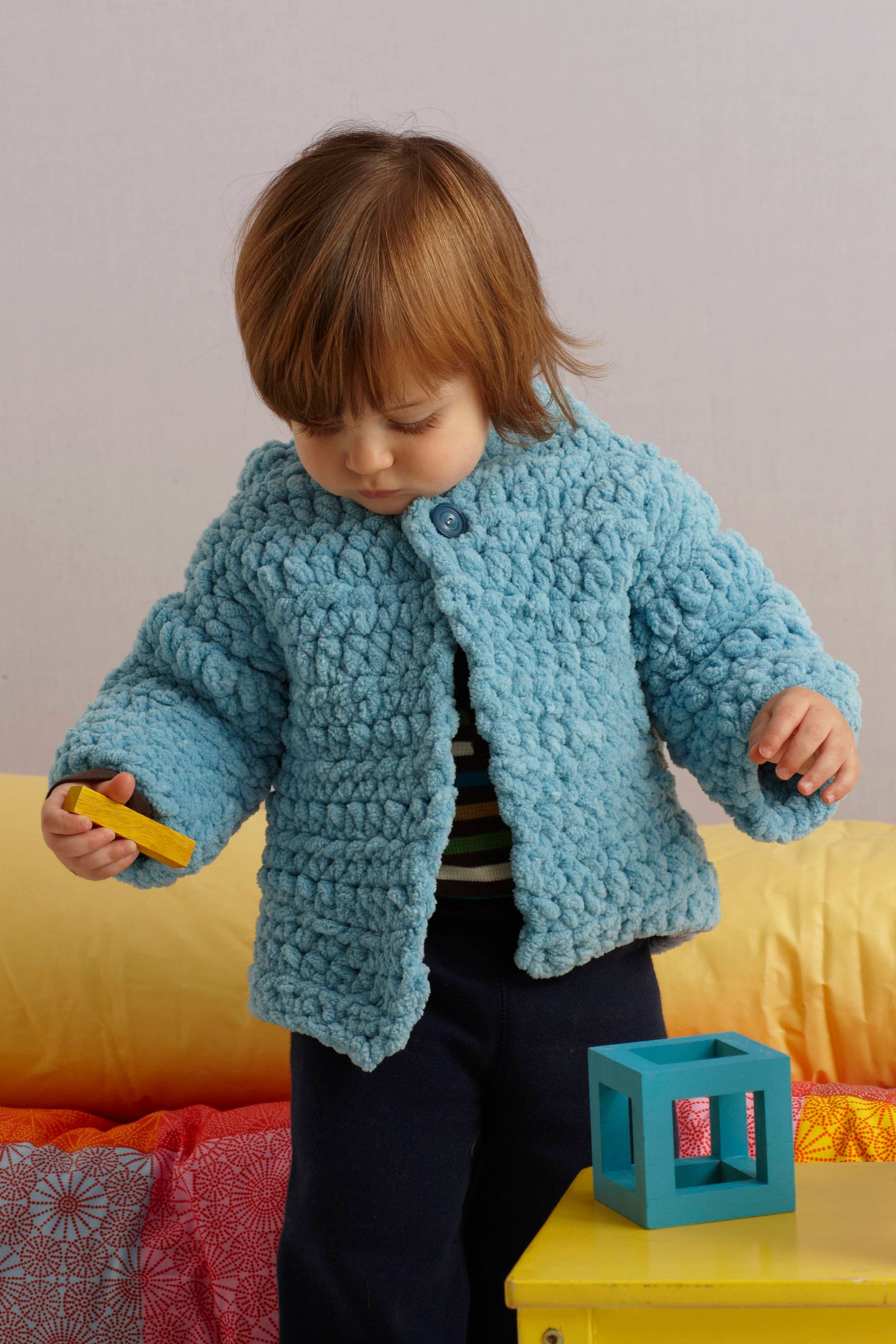 Rock A Bye Baby Hoodie Pattern (Crochet) – Lion Brand Yarn