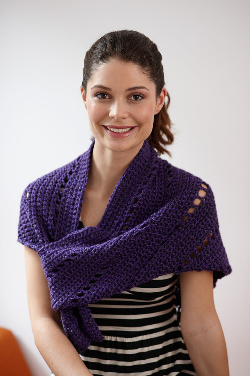 Royal Triangle Shawl (Crochet)