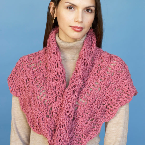 Sea Shell Wrap (Crochet) – Lion Brand Yarn