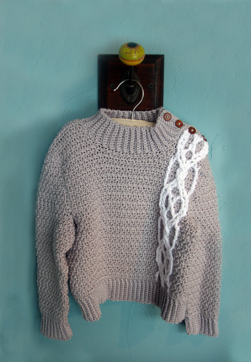 Severin Pullover Pattern (Crochet)