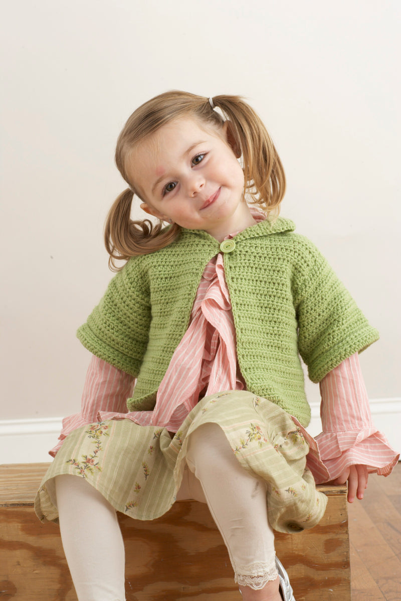 Short And Sweet Child's Cardigan Pattern (Crochet)