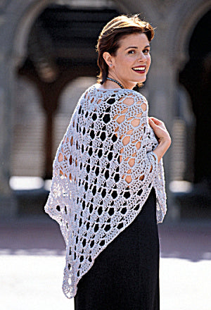 Silver Shawl (Crochet)