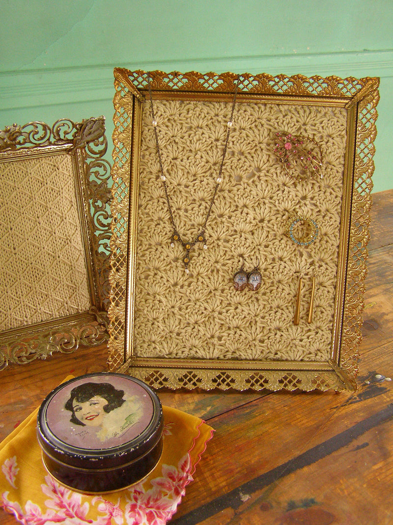 Solid Shell Crochet Jewelry Frame