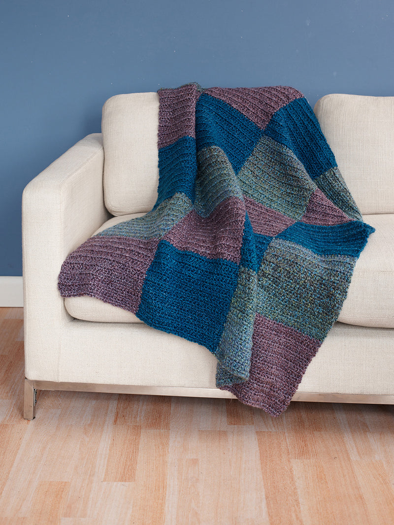 Square Deal Throw Pattern (Crochet) - Version 2