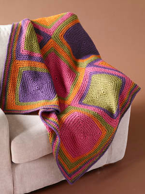 Squared Afghan Pattern (Crochet)