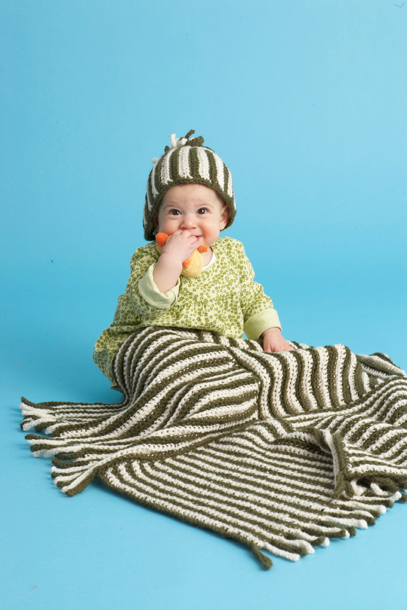 Squiggles Baby Blanket Pattern (Crochet)