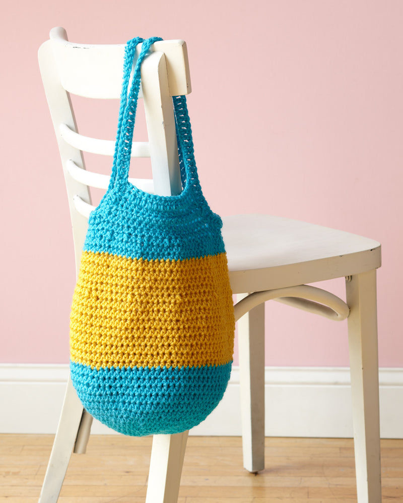 Striped Bubble Tote (Crochet)
