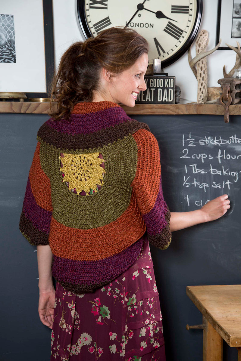 Sunset Shrug Pattern (Crochet)