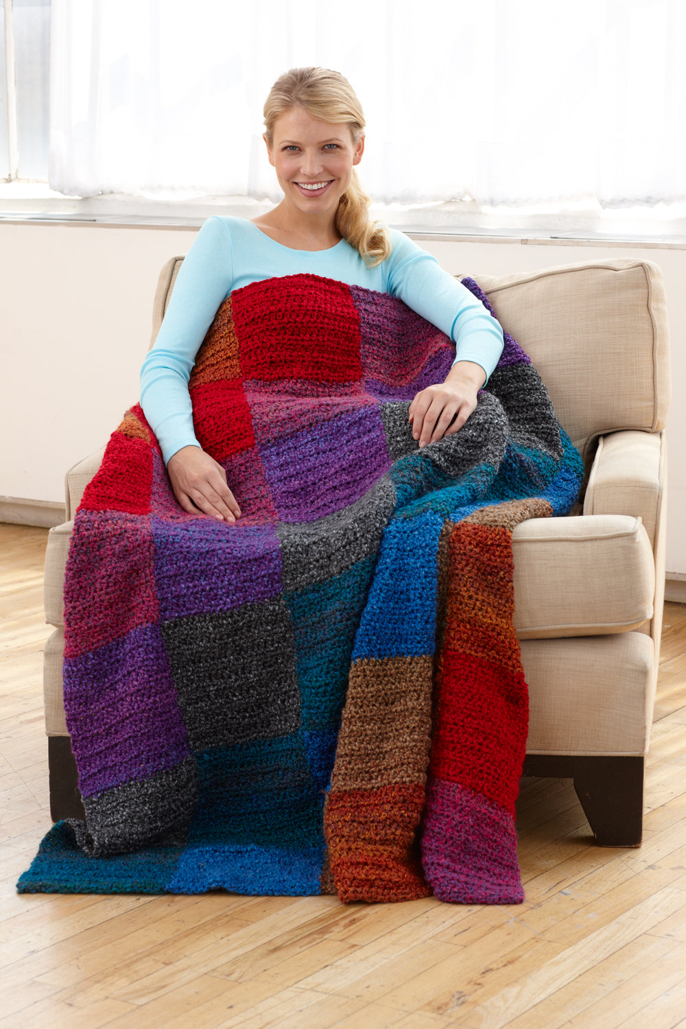 Sunset Throw Pattern (Crochet) – Lion Brand Yarn