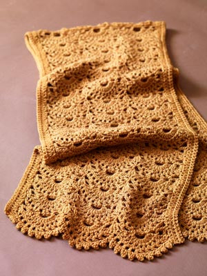 Sweet Scallops Shawl Pattern (Crochet)