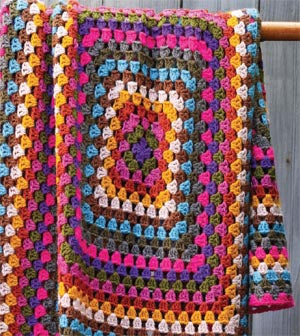 The Afghan Squared Pattern (Crochet)