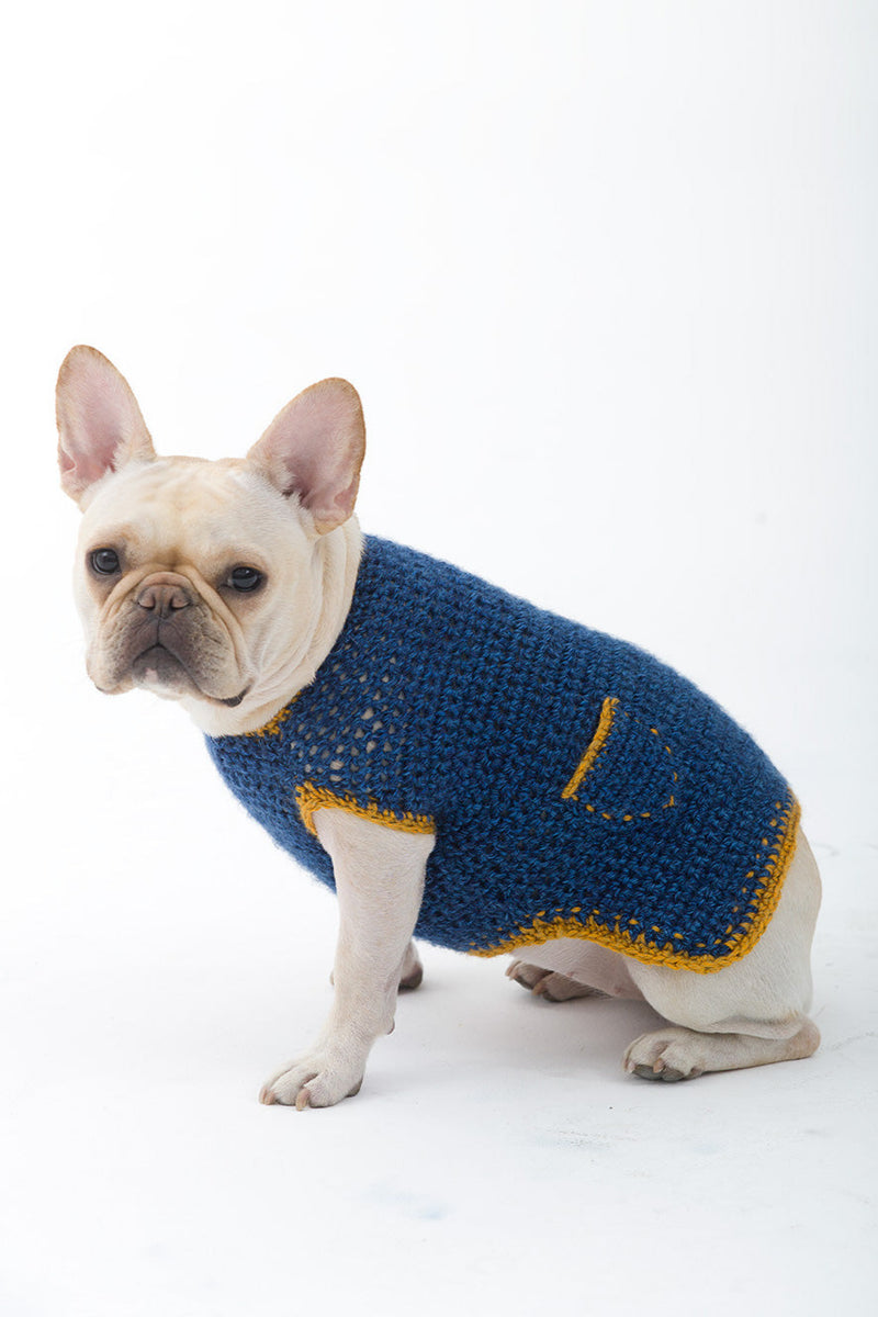The Casual Friday Dog Sweater Pattern (Crochet) – Lion Brand Yarn