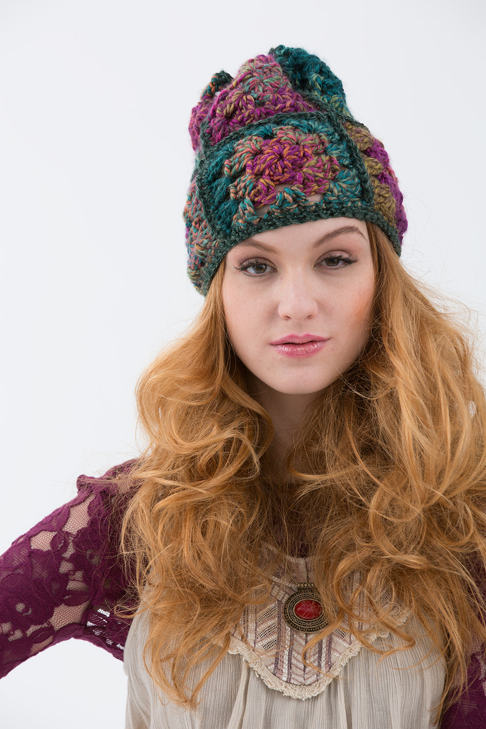 The Hippie Hat Pattern (Crochet) – Lion Brand Yarn