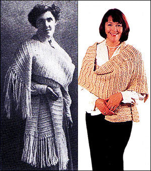 Then and Now Crocheted Shawl Pattern