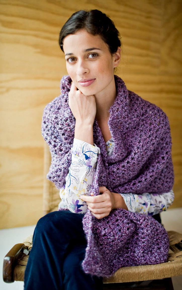 Tranquil Comfort Shawl (Crochet)