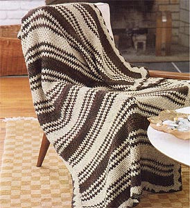 Two Color Afghan Pattern (Crochet)