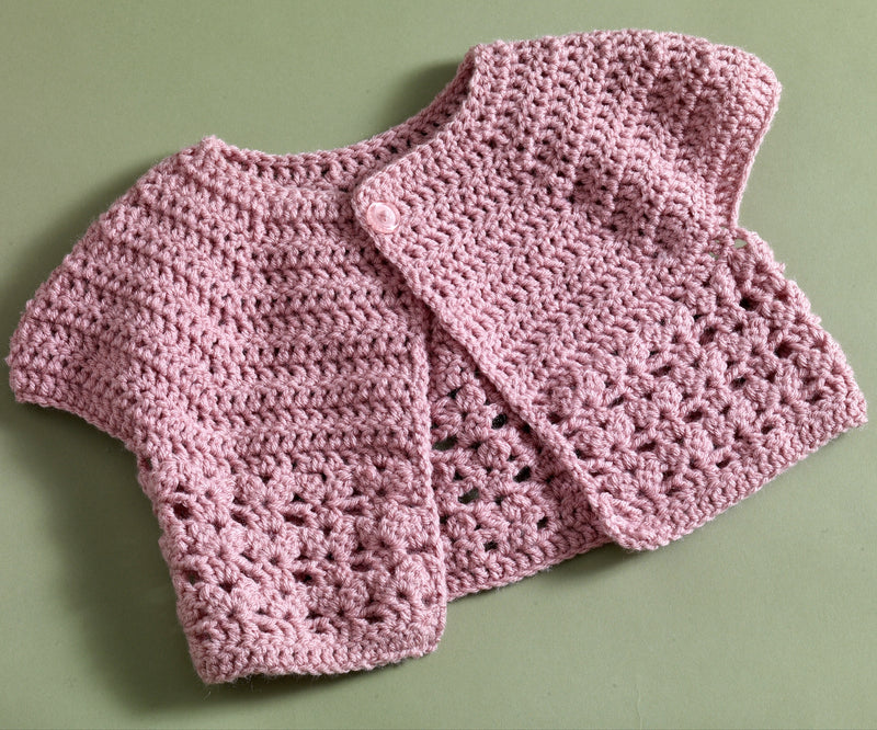 Urban Girl Cropped Cardi Pattern (Crochet)